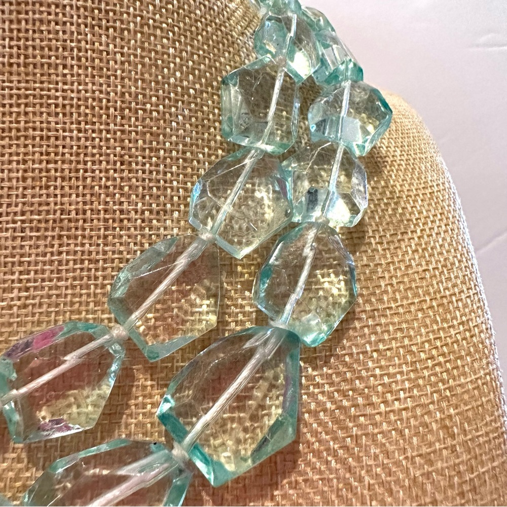 Talbots Necklace Statement-Chunky Double Strand G… - image 4